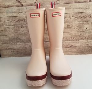 Hunter play Tall Speckle Sole Boots Size 11